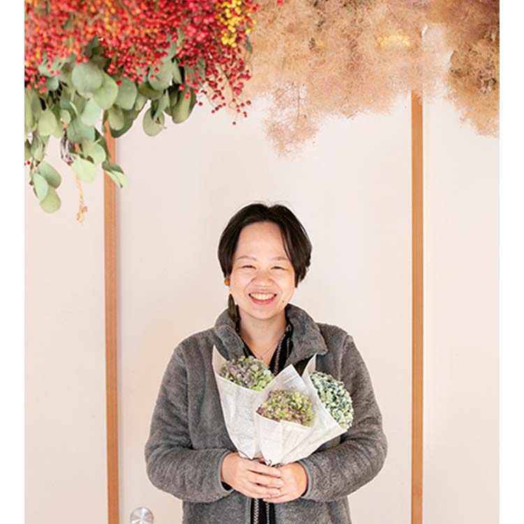 ドライフラワー作家 井上 多恵子さん