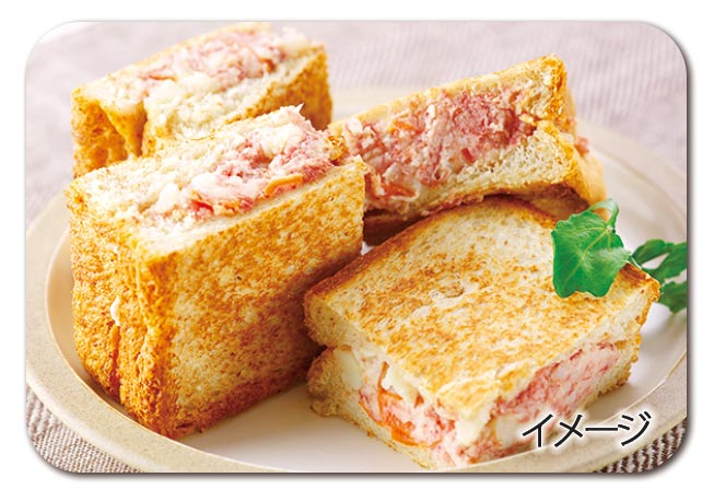 フライパンで作るホットサンド