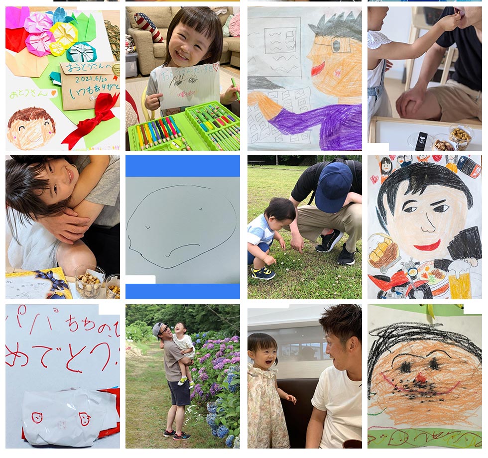 ままぱれ父の日似顔絵コンテスト参加賞