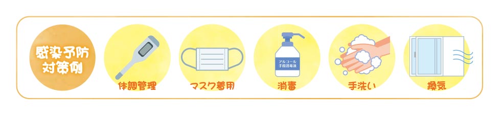感染予防対策例