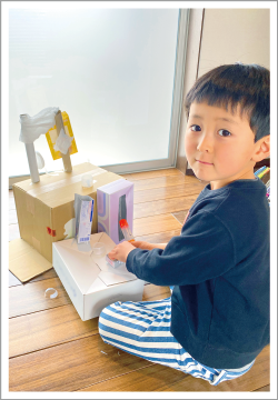 子どもとてづくりおもちゃ
