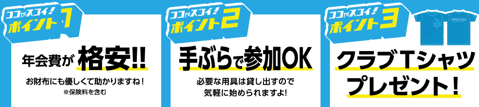 3つのおすすめ